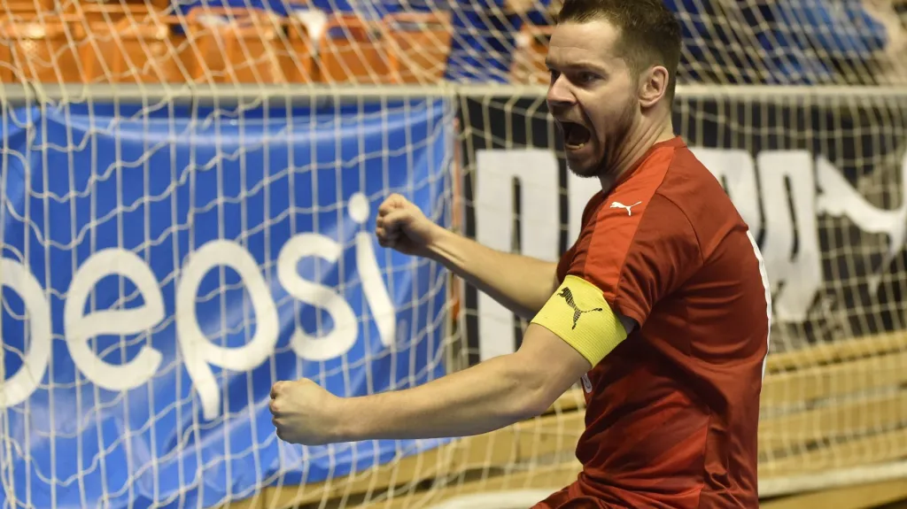 Radost reprezentačního futsalisty Michala Seidlera
