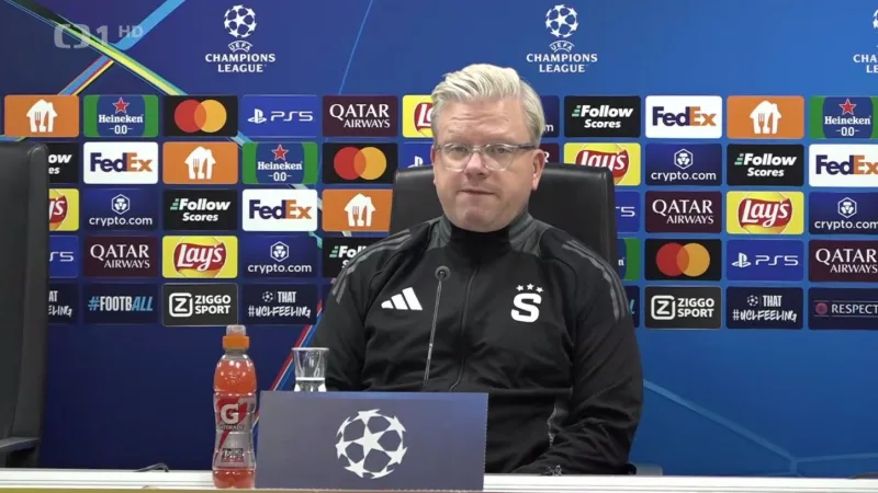 Sparta trénovala před zápasem s Feyenoordem