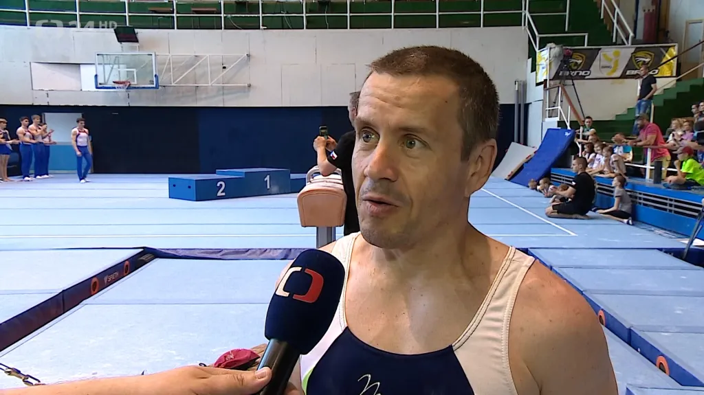 Gymnasta Krejčí dosáhl v 48 letech na domácí bronz