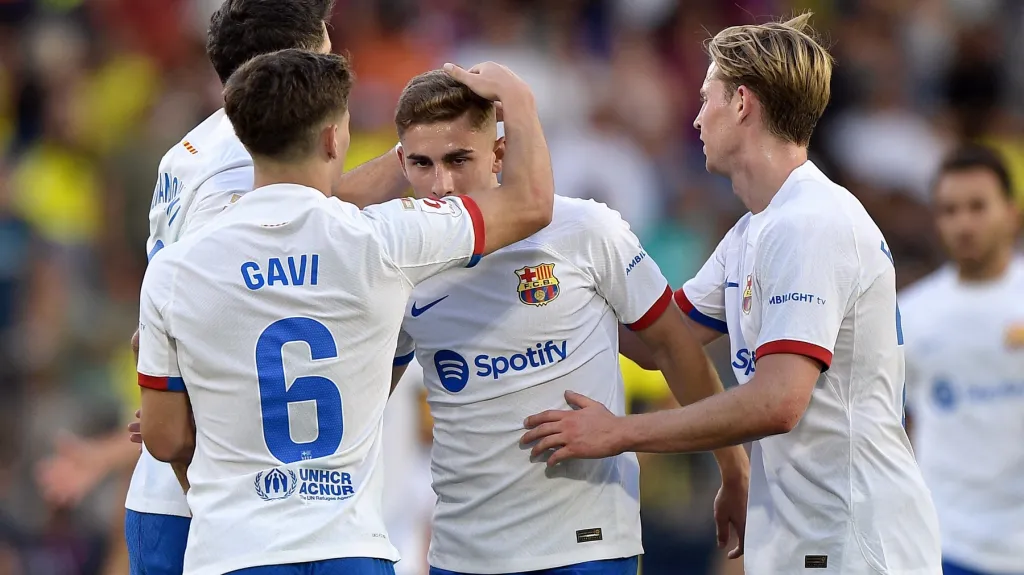 Radost fotbalistů Barcelony