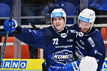 Kollár a Zohorna se radují z výhry Komety Brno