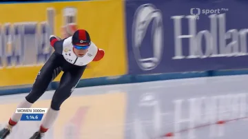 Jízda Sáblíkové na trati 3000 metrů