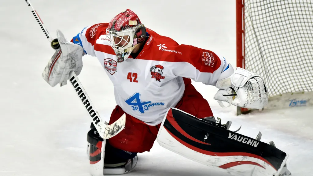 Olomoucký brankář Branislav Konrád