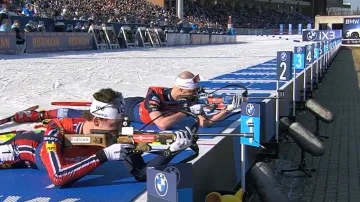 Sestřih stíhačky biatlonistů v Otepää