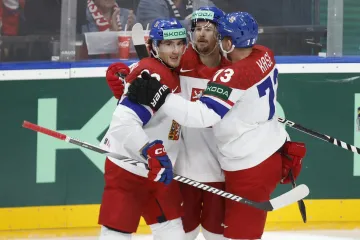 Radost českých hokejistů