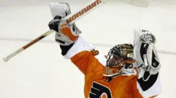 Gólman Philadelphie Brian Boucher