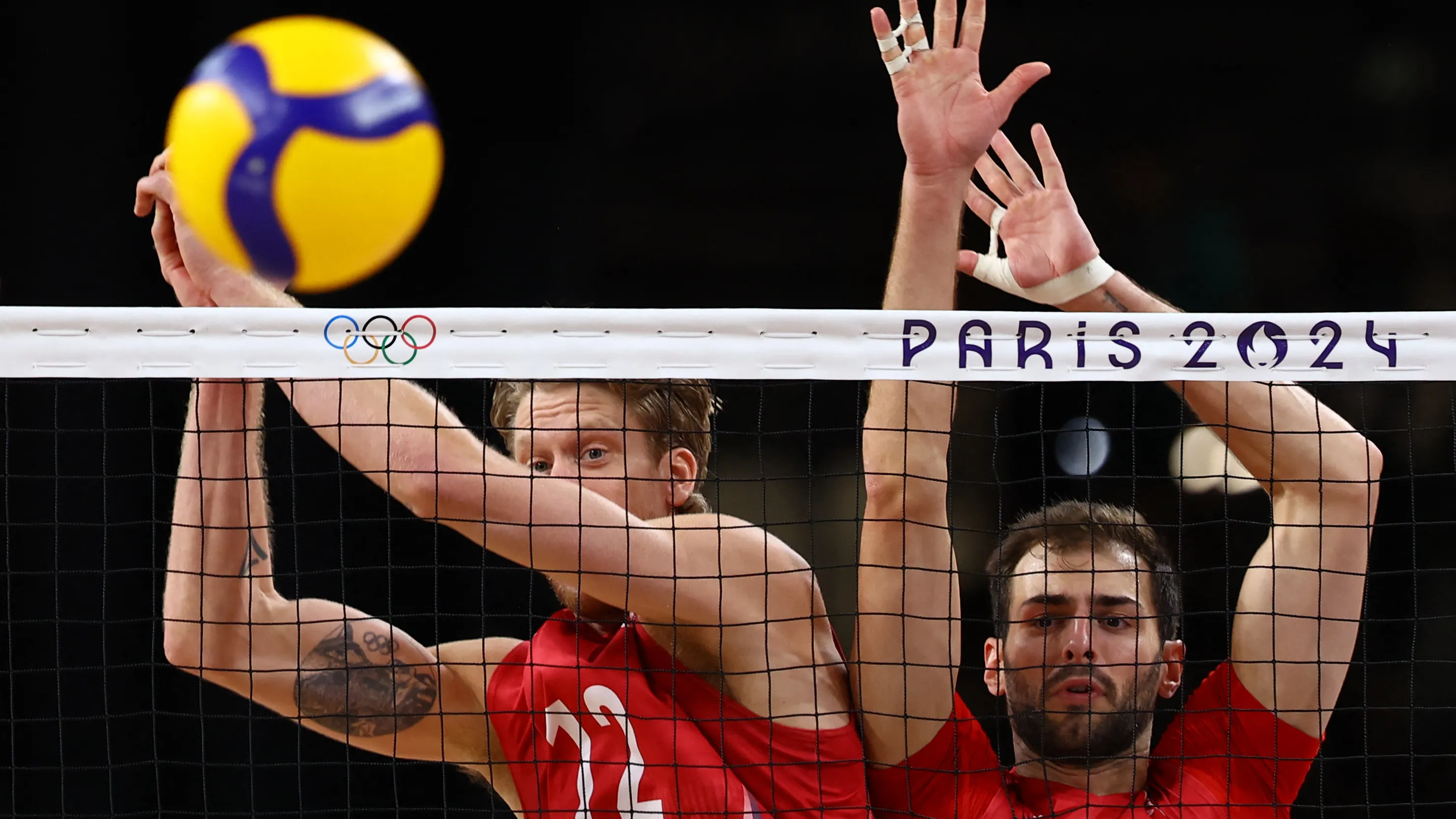 Záznam čtvrtfinále volejbalistů USA – Brazílie