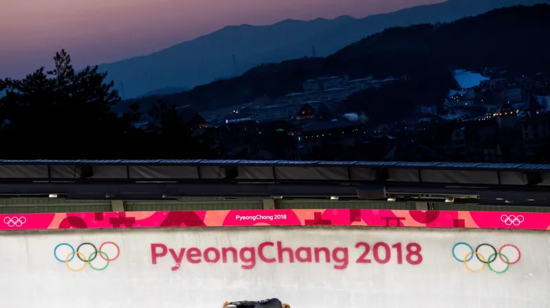 Ghanský skeletonista Akwasi Frimpong