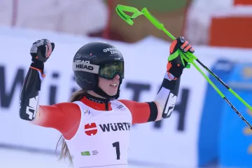 Camille Rastová po triumfu v obřím slalomu