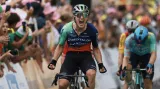 Olav Kooij při vítězství v 5. etapě Tour de France