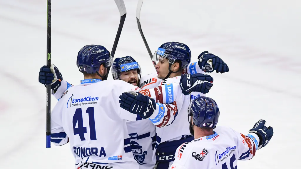 Radost hokejistů Vítkovic