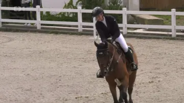 Vingrálková ovládla mistrovství republiky v parkurovém skákání