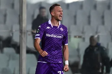 Antonín Barák v dresu Fiorentiny