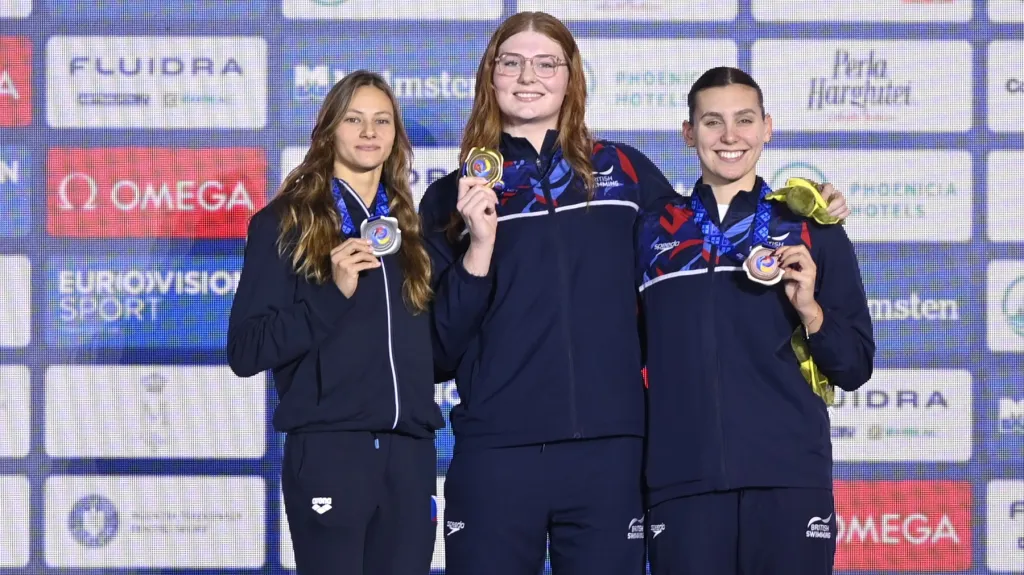 Barbora Seemanová se stříbrnou medailí