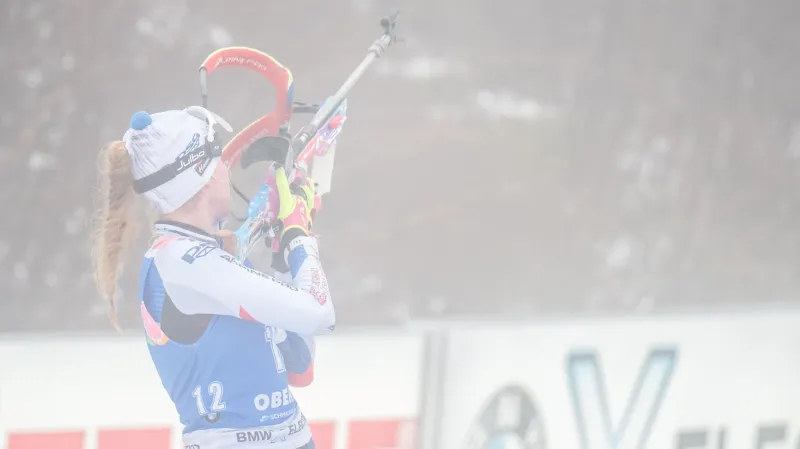 Markéta Davidová minula při střelbě vestoje dva terče