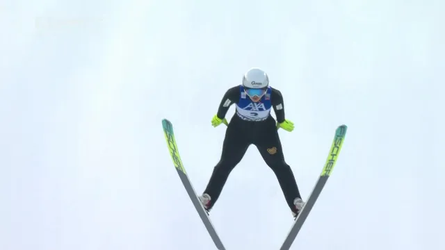 Skok Terezy Koldovské v Oberhofu