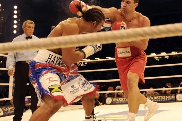 Souboj mezi Vladimirem Kličkem a Davidem Hayem