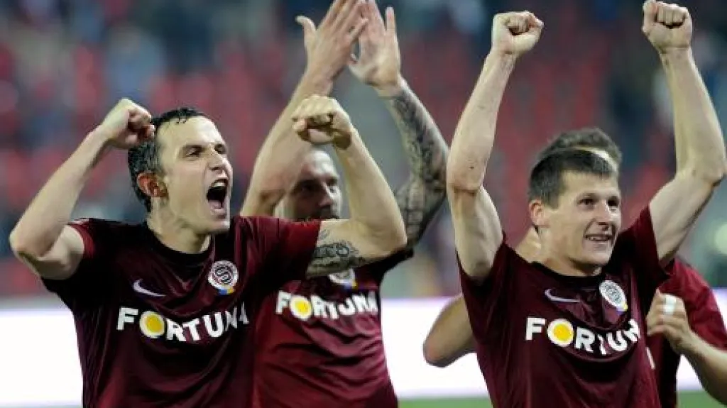 Radost hráčů Sparty