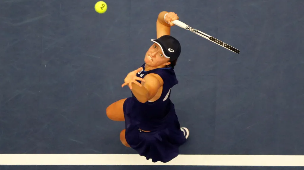 Iga Šwiateková na Ostrava Open v roce 2022