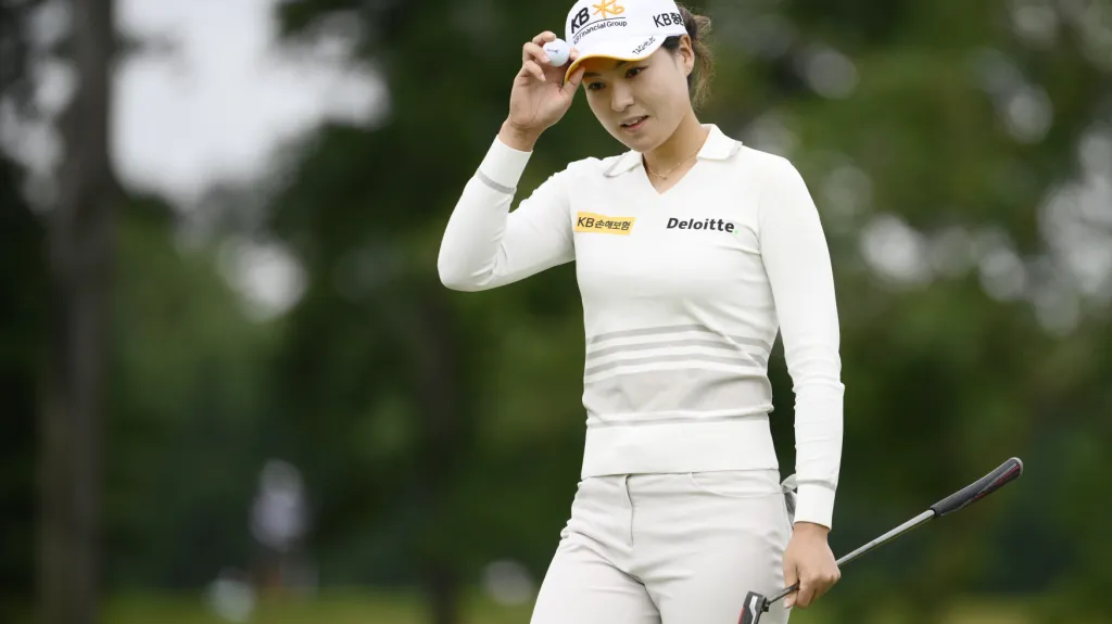 Korejská golfistka Čon In-ki 