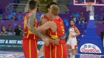 Závěr utkání Turecko - Španělsko