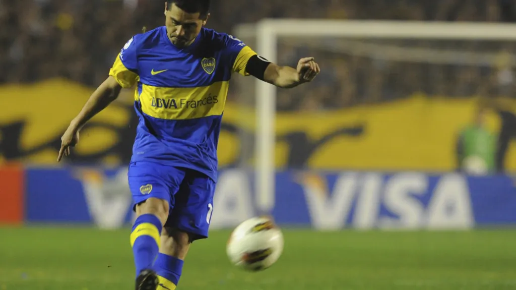 Hlavní postava Boca Juniors  Juan Roman Riquelme