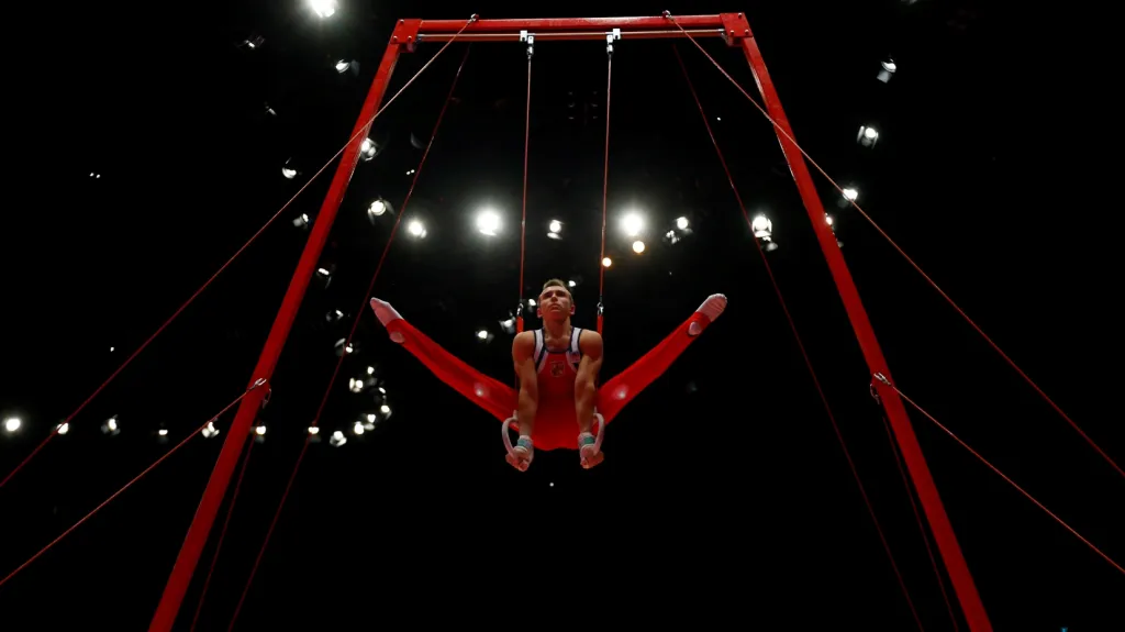 Český gymnasta David Jessen