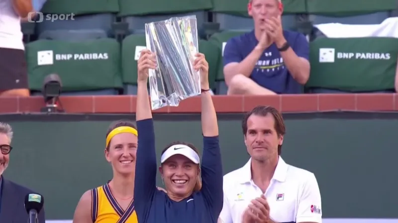 Španělka Badosaová slaví v Indian Wells životní triumf