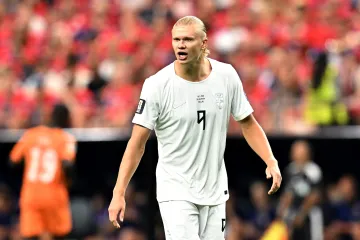 Erling Haaland v norském dresu