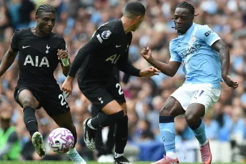 Utkání Manchesteru City s Tottenhamem