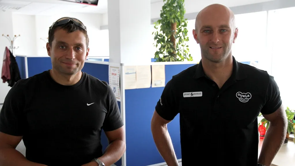 Ondřej Štěpánek (vlevo) a Jaroslav Volf