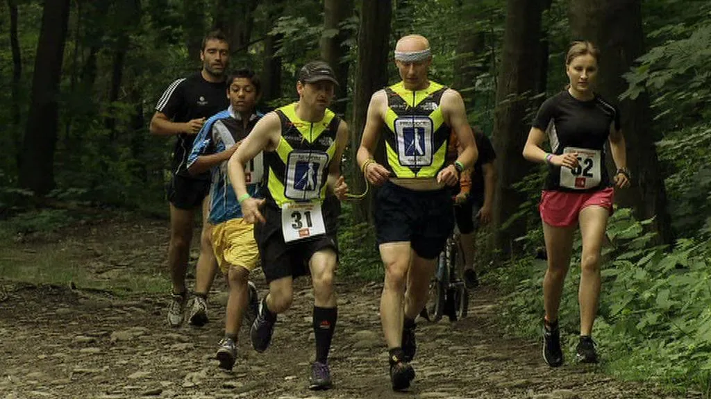 Jan Říha při extrémním závodě