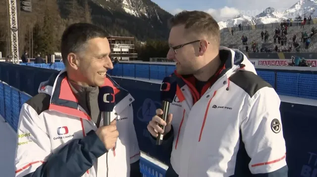Legendární Björndalen gratuluje štábu ČT sport