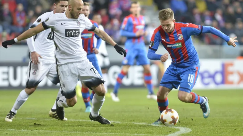 Sestřih utkání Viktoria Plzeň - Partizan Bělehrad