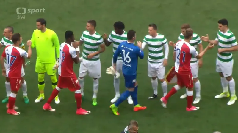 Sestřih utkání Slavia Praha - Celtic Glasgow
