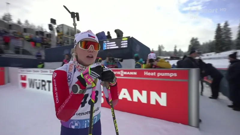 Sestřih sprintu biatlonistek v Lenzerheide