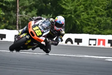 Filip Salač na trati Velké ceny v Brně