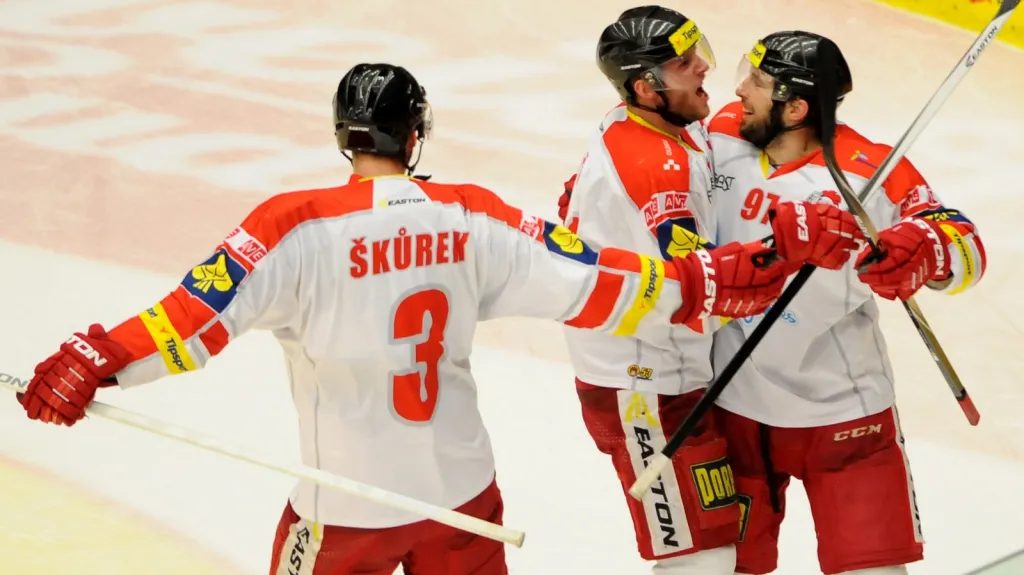 Radost hokejistů Olomouce