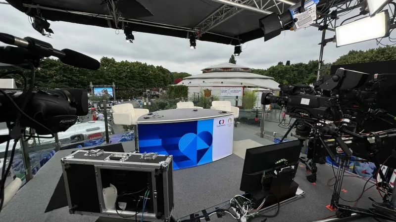 Studio ČT sport v Českém domě