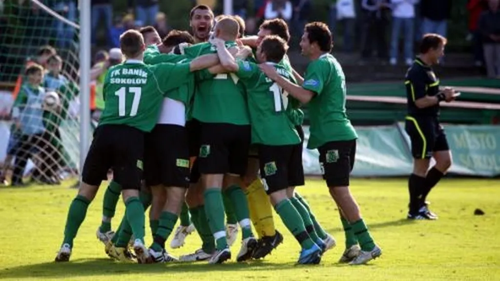 Radost hráčů Sokolova