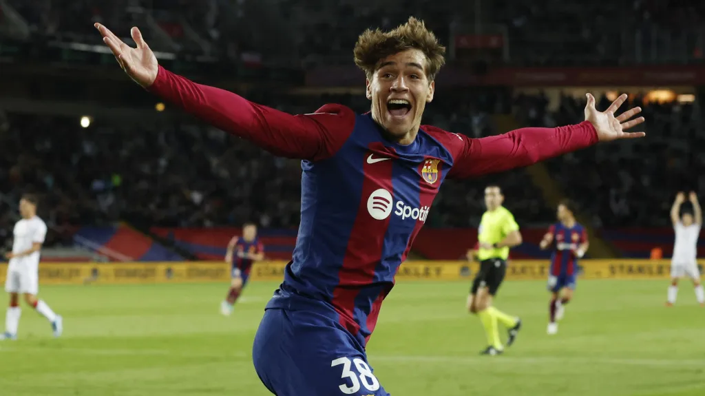 Barcelonský talent Marc Guiu