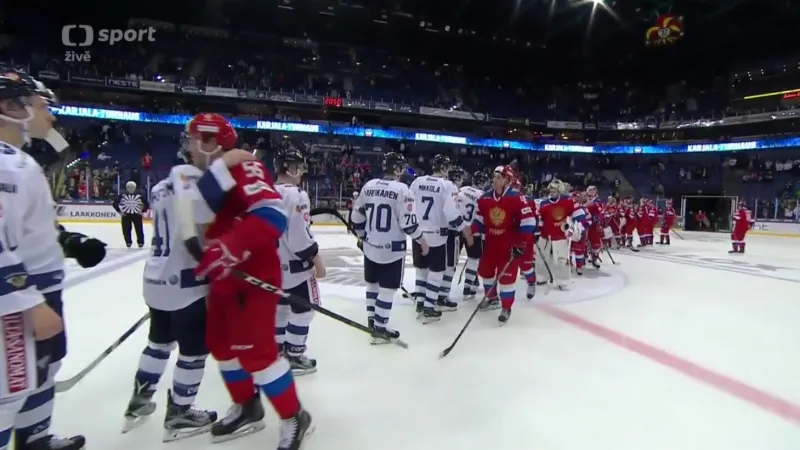 Sestřih utkání Turnaje Karjaly Rusko - Finsko