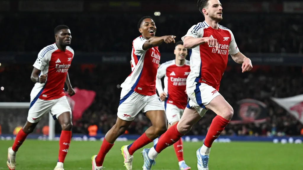 Declan Rice se raduje z branky