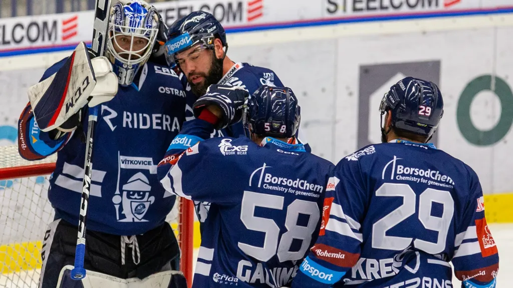 Radost hokejistů Vítkovic