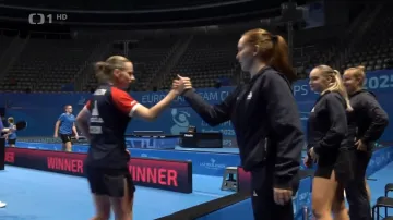 Stolní tenistky čeká v osmifinále Nizozemsko, muži dohráli