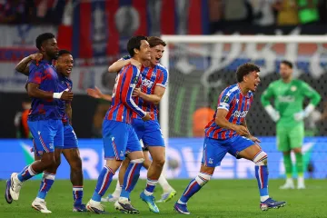 Radost fotbalistů Crystal Palace