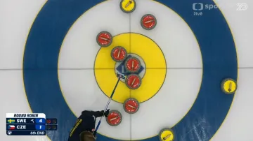 Švédové získali sedm bodů v jednom endu