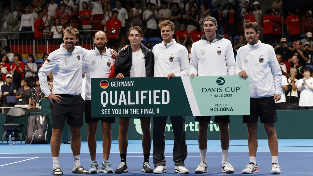 Němečtí tenisté po postupu do finálové fáze Davisova poháru