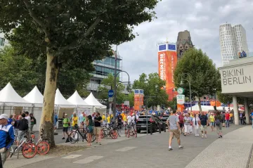 Trať chodeckých závodů na ME v Berlíně