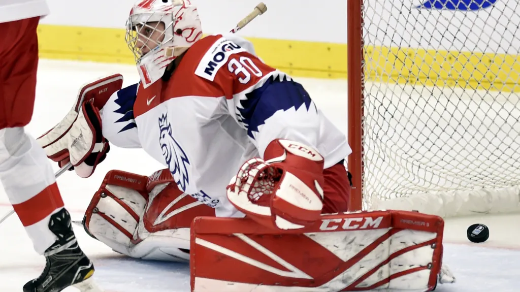 Brankář juniorské reprezentace Nick Malík